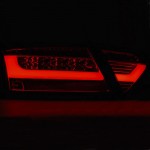 Πισινά Φανάρια Set Για Audi A5 8T 07-11 Led Bar Κόκκινο/Φιμέ Sonar