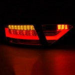 Πισινά Φανάρια Set Για Audi A5 8T 07-11 Led Bar Κόκκινο/Crystal Sonar