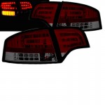 Πισινά Φανάρια Set Για Audi A4 B7 04-08 Led Κόκκινο/Φιμέ Sonar