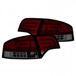 Πισινά Φανάρια Set Για Audi A4 B7 04-08 Led Κόκκινο/Φιμέ Sonar