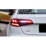Πισινά Φανάρια Set Για Audi A3 8V 2013-2019 Sportback Led Bar Κόκκινο/Φιμέ