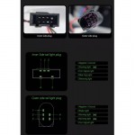 Πισινά Φανάρια Set Για Audi A3 8V 2013-2019 Sportback Led Bar Κόκκινο/Φιμέ