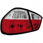 Πισινά Φανάρια Set Για Bmw 3 E90 Sedan 05-08 Led Red/Crystal Sonar