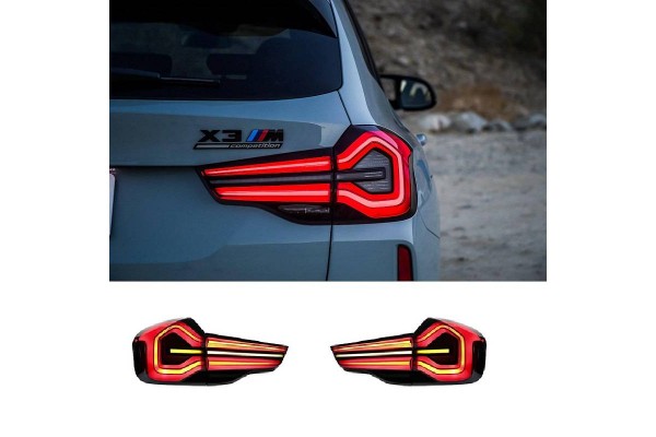 Πισινά Φανάρια Set Για Bmw X3 G01 / G08 18-22 Full Led Bar Με Dynamic Φλας Carner