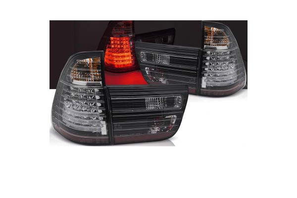 Πισινά Φανάρια Set Για Bmw X5 E53 99-03 Led Black Sonar