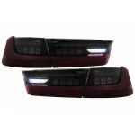 Πισινά Φανάρια Set Για Bmw 3 G20 18-22 Sedanlaser Look Red/Crystal Vland