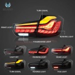 Πισινά Φανάρια Set Για Bmw 3 F30 11-18 Sedan M4 Look Oled Dynamic Start Up Smoke Vland Πισινά Φανάρια Set Για Bmw 3 F30 11-18 Sedan M4 Look Oled Dynamic Start Up Smoke Vland