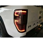 Πισινά Φανάρια Set Για Ford Ranger T6 T7 T8 12-20 Led Bar Dynamic Black Full Led