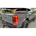 Πισινά Φανάρια Set Για Ford Ranger T6 T7 T8 12-20 Led Bar Dynamic Black Full Led