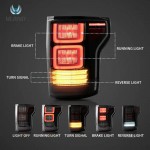 Πισινά Φανάρια Set Για Ford F150 MK13 14-20Led Bar Dynamic Black Full Led