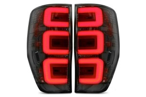 Πισινά Φανάρια Set Για Ford Ranger T6 T7 T8 12-20 Led Bar Dynamic Black Full Led