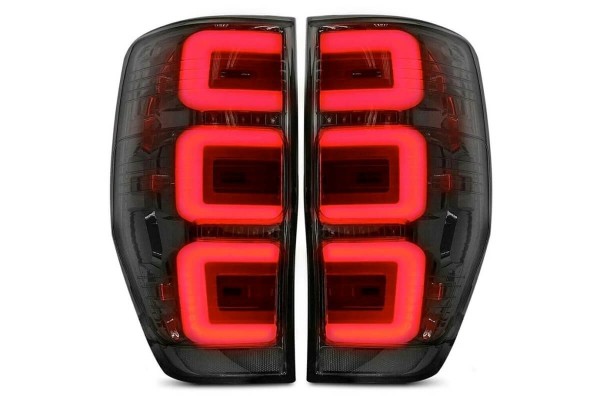 Πισινά Φανάρια Set Για Ford Ranger T6 T7 T8 12-20 Led Bar Dynamic Black Full Led