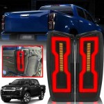 Πισινά Φανάρια Set Για Isuzu D-Max 2020+ Led Bar Black