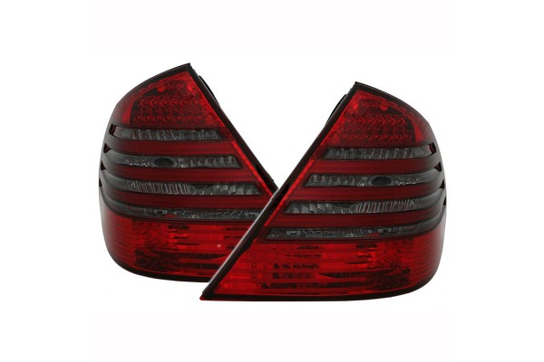Πισινά Φανάρια Set Για Mercede-Benz E-Class W211 02-06 Led Κόκκινο/Φιμέ Eagle Eyes