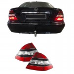 Πισινά Φανάρια Set Για Mercedes-Benz S-Class W220 98-05 Led W221 Look Κόκκινο/Μαύρο Eagle Eyes