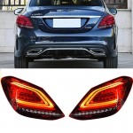 Πισινά Φανάρια Set Για Mercedes-Benz C-Class W205 14-18 Full Led Bar Facelift Look Carner