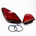 Πισινά Φανάρια Set Για Mercedes-Benz C-Class W205 14-18 Full Led Bar Facelift Look Carner