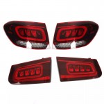 Πισινά Φανάρια Set Για Mercedes-Benz Glc C253/X253 Pre-Face To Facelift Look Full Led Bar Carner