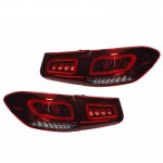 Πισινά Φανάρια Set Για Mercedes-Benz Glc C253/X253 Pre-Face To Facelift Look Full Led Bar Carner