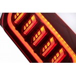 Πισινά Φανάρια Set Για Mercedes-Benz Vito W447 14+ Maybach Look Full Led Bar & Led Signal Dynamic Κόκκινο/Crystal Carner