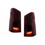 Πισινά Φανάρια Set Για Mercedes-Benz Vito W447 14+ Maybach Look Full Led Bar & Led Signal Dynamic Κόκκινο/Crystal Carner