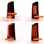 Πισινά Φανάρια Set Για Mercedes-Benz Vito W447 14+ Look W448 Full Led Bar & Led Signal Dynamic Μαύρο/Crystal Carner