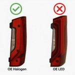 Πισινά Φανάρια Set Για Mercedes Sprinter W907 / W910 2018-2026 Full Led Κόκκινο/Smoke Carner