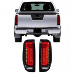 Πισινά Φανάρια Set Για Nissan Navara D40 2005-2015 Full Led Bar / Dynamic Φλας Black