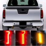 Πισινά Φανάρια Set Για Nissan Navara D40 2005-2015 Full Led Bar / Dynamic Φλας Black