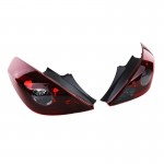 Πισινά Φανάρια Set Για Opel Corsa D 3D 06-14 Opc Look Κόκκινο/Φιμέ Tyc