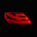 Πισινά Φανάρια Set Για Peugeot 206 98-07 Led Bar Κόκκινα/Crystal Eagle Eyes