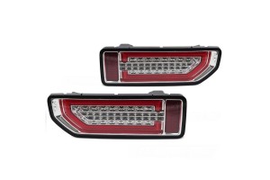 Πισινά Φανάρια Set Για Suzuki Jimny Iv 18- Led Bar Chrome Χρωμίου Sonar