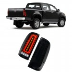 Πισινά Φανάρια Set Για Toyota Hilux Vigo 2005-2015 Led Black