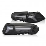 Πισινά Φανάρια Set Για Toyota Rav4 19- Led Bar Dynamic Turn Signal Μαύρα