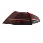 Πισινά Φανάρια Set Για Vw Golf Vii (7) 17-19 Led Bar Dynamic Facelift 7.5 GTI/R Look Κόκκινο/Φιμέ Carner