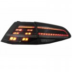 Πισινά Φανάρια Set Για Vw Golf Vii 7 & 7.5 11-19 Led Bar Dynamic Facelift 7.5 GTI/R Look Φιμέ Vland