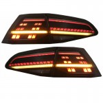 Πισινά Φανάρια Set Για Vw Golf Vii 7 & 7.5 11-19 Led Bar Dynamic Facelift 7.5 GTI/R Look Φιμέ Vland