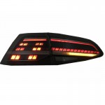 Πισινά Φανάρια Set Για Vw Golf Vii 7 & 7.5 11-19 Led Bar Dynamic Facelift 7.5 GTI/R Look Φιμέ Vland