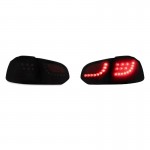 Πισινά Φανάρια Set Για Vw Golf Vi (6) 08-12 Led Dynamic Urban Style Μαύρα Winjet