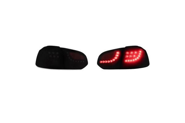 Πισινά Φανάρια Set Για Vw Golf Vi (6) 08-12 Led Dynamic Urban Style Μαύρα Winjet