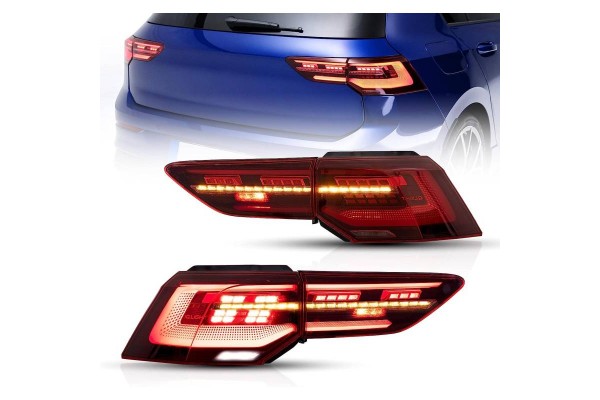 Πισινά Φανάρια Set Για Vw Golf Viii (8) 19+ Iq Light Led Bar Dynamic