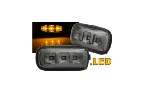 Πλαϊνά Φλας Φτερού Για Audi A3 8P 03-08 / A4 B6/B7 00-07 / A6 C6 02-05 Allroad / A8 D3 04-09 / Tt 8J 06-11 Led Smoke 2 Τεμάχια