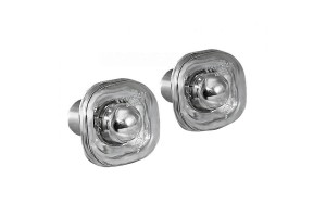 Πλαϊνά Φλας Φτερού Για Audi A3 8L 96-00 / A4 B5 94-98 / Skoda Octavia 97-04 / Fabia 00-04 Τετράγωνα Chrome 2 Τεμάχια