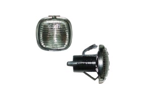 Πλαϊνό Φλας Φτερού Για Audi A3 8L 96-00 / A4 B5 94-98 / Skoda Octavia 97-04 / Fabia 00-04 Τετράγωνο Άσπρο 1 Τεμάχιο