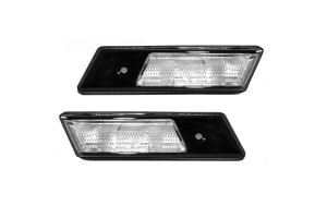 Πλαϊνά Φλας Φτερού Για Bmw 3 E36 90-96 / 3 E30 / 5 E34 88-95 / 7 E32 86-94 Black Βιδωτό 2 Τεμάχια