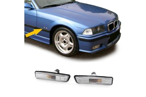 Πλαϊνά Φλας Φτερού Για Bmw 3 E36 96-99 / X5 E53 99-03 Crystal 2 Τεμάχια