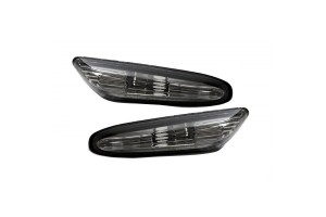 Πλαϊνά Φλας Φτερού Για Bmw 3 E46 Sedan 01-05 / Touring 01-05 / 5 E60/E61 03-10 / X3 E83 03-10 Smoke 2 Τεμάχια