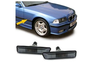 Πλαϊνά Φλας Φτερού Για Bmw 3 E36 96-99 / X5 E53 99-03 Smoke 2 Τεμάχια