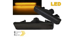 Πλαϊνά Φλας Φτερού Για Bmw M3 E46 / 7 E38 94-01 Led Dynamic Φιμέ 2 Τεμάχια