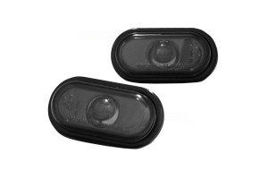 Πλαϊνά Φλας Φτερού Για Smart / Renault / Nissan / Opel / Dacia Smoke 2 Τεμάχια